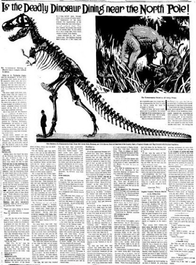Prehistoric Newspaper Article