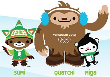 2010 Olympics Crypto Mascots