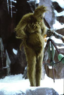 Grinch on An Alpine Cave In A Mountain Similar To The Matterhorn