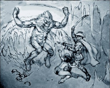 Frazetta Cryptid