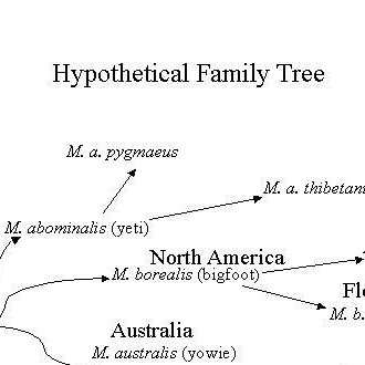 Bigfoot Family Tree