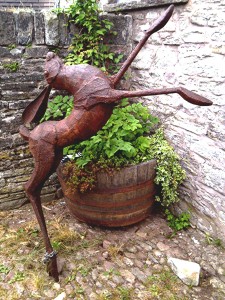 Hare statue, Hay on Wye, Dr Karl Shuker
