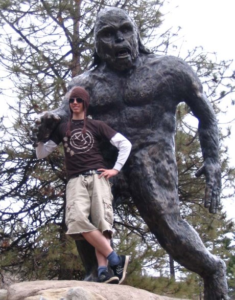 Okanogan, BC, Canada bronze Sasquatch statue