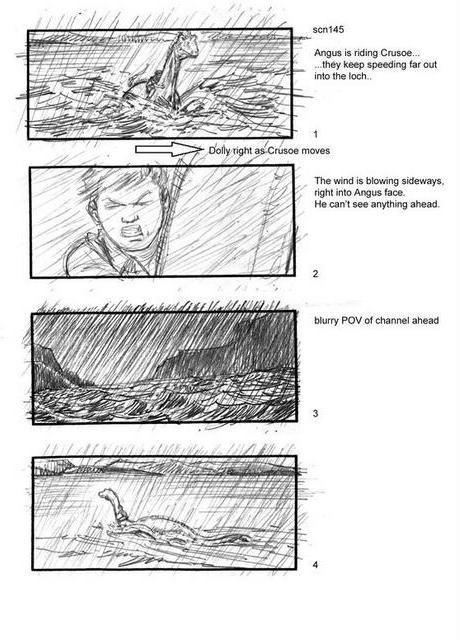 The Water Horse Storyboard